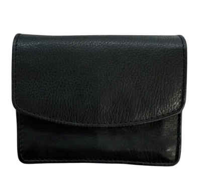 RUGGED HIDE WALLET  VALERIE-BLACK