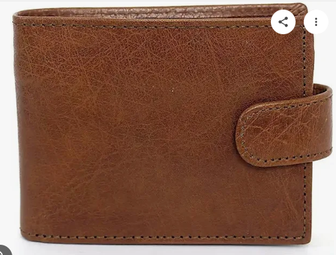 RUGGED HIDE WALLET CLIVE-BROWN