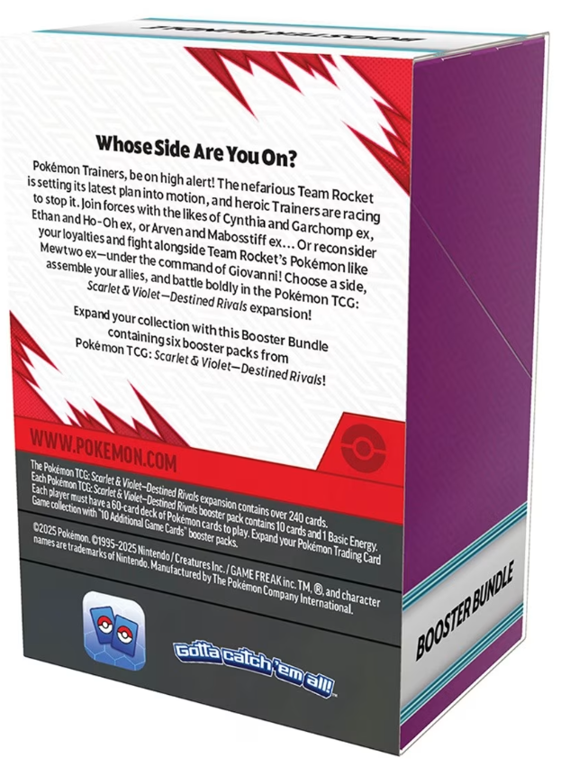 POKEMON TCG SCARLET & VIOLET 10 DESTINED RIVALS BOOSTER BUNDLE