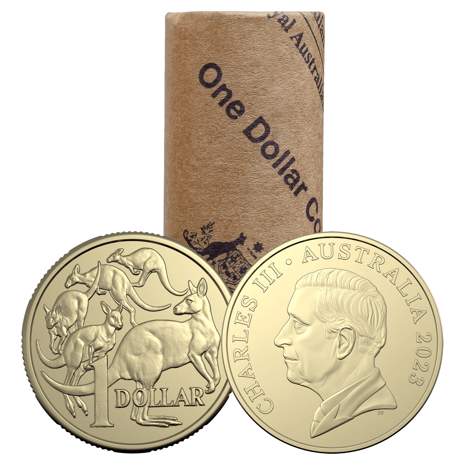 ROYAL AUSTRALIAN MINT COIN ROLLED NON PREMIUM $1 2023 CIRCULATED KC111