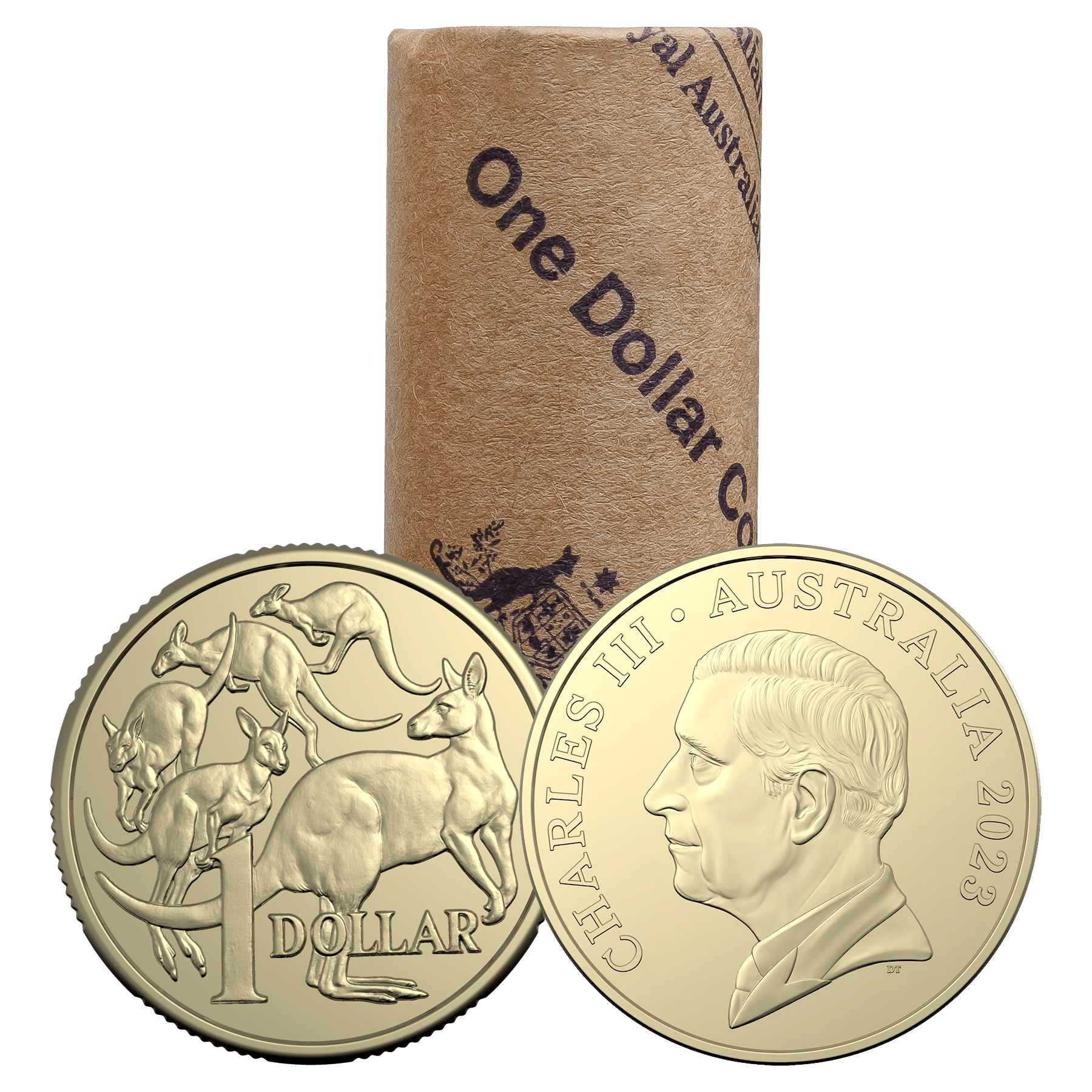 ROYAL AUSTRALIAN MINT COIN ROLLED NON PREMIUM $1 2023 CIRCULATED KC111