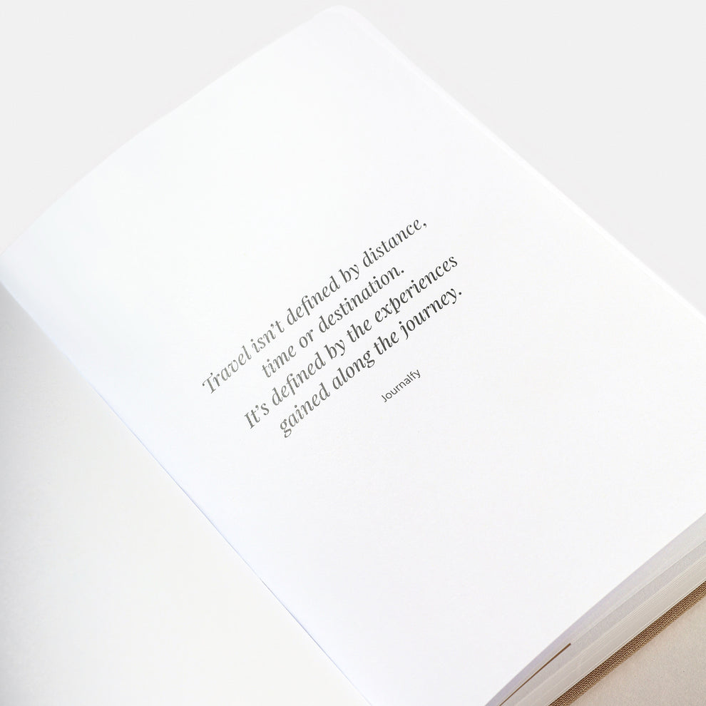 JOURNALFY TRAVEL JOURNAL (SUNLIT SAND)