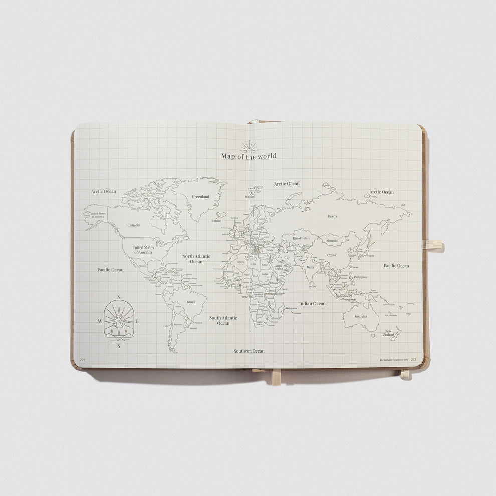 JOURNALFY TRAVEL JOURNAL (SUNLIT SAND)