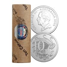 ROYAL AUSTRALIAN MINT COIN ROLLED PREMIUM 10C 2024 CIRC