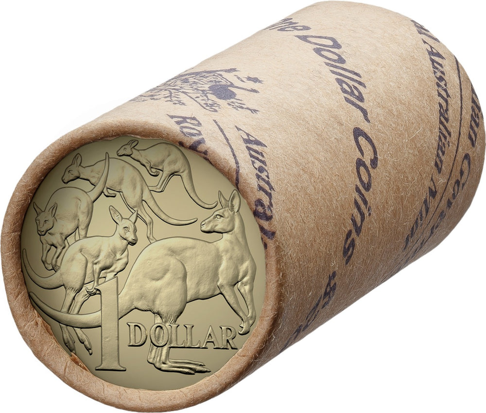 ROYAL AUSTRALIAN MINT 2025 $1 CIRCULATED NON-PREMIUM COIN ROLL