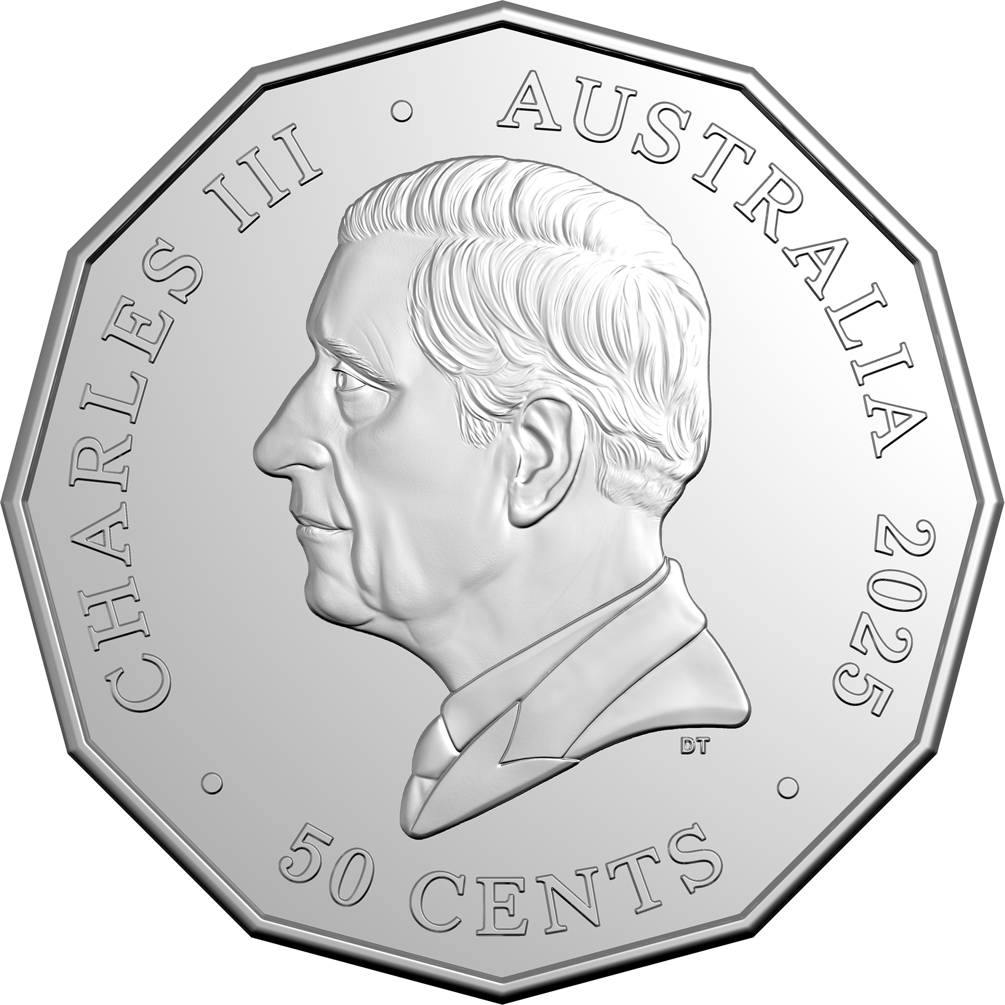 ROYAL AUSTRALIAN MINT COIN PACK 50CENT 2025 UNC (COLOUR PRINT 1/5) CHRISTMAS DECORATION