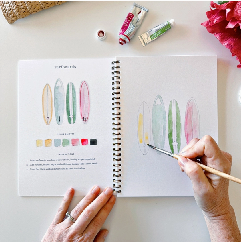 EMILY LEX STUDIO - WATERCOLOUR WORKBOOK - TROPICAL