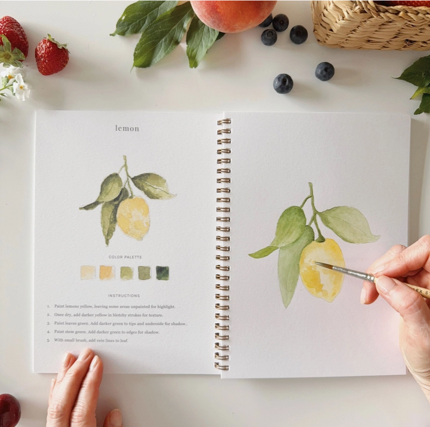 EMILY LEX STUDIO - WATERCOLOUR WORKBOOK - FRUIT