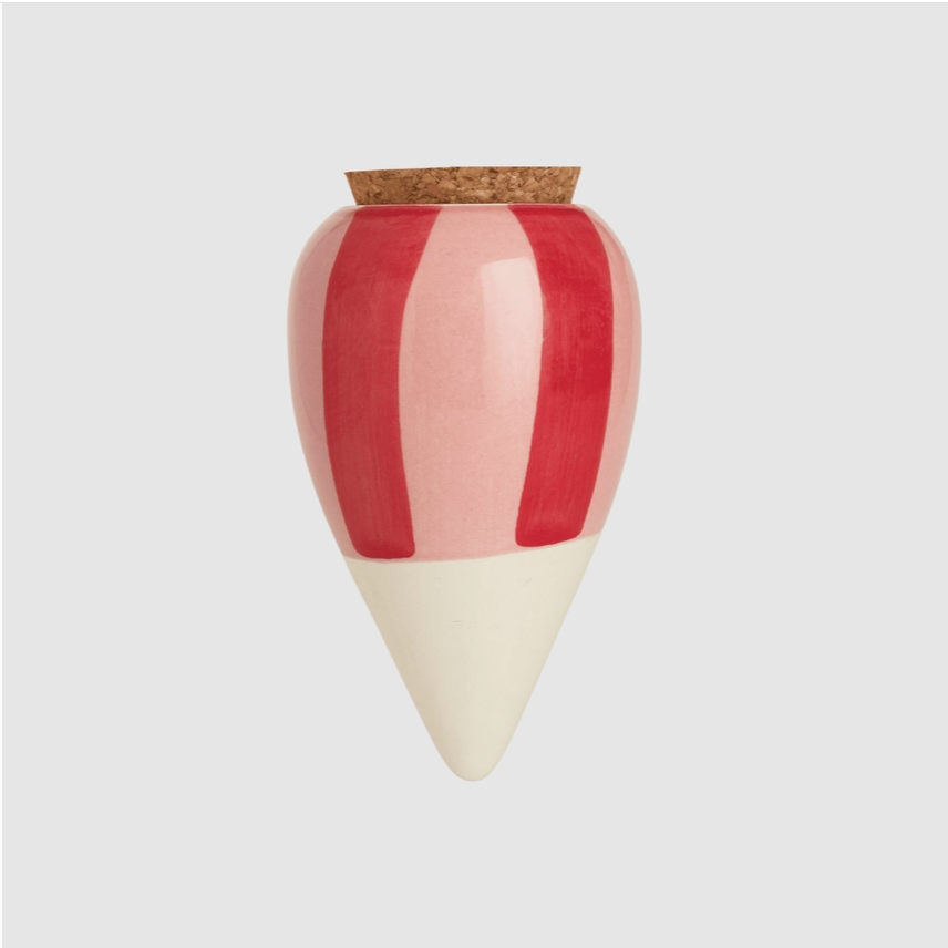 PEPIN OLLA - STRIPED RED & PINK
