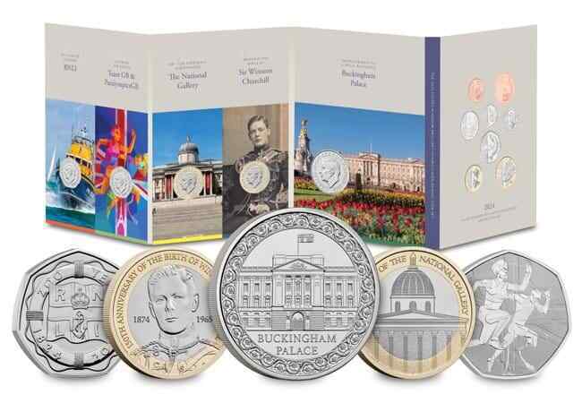 2024 UNITED KINGDOM BRILLIANT UNCIRCULATED ANNUAL COIN SET