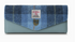 ISLANDER UK LARGE CLASP PURSE-BLUE TARTAN