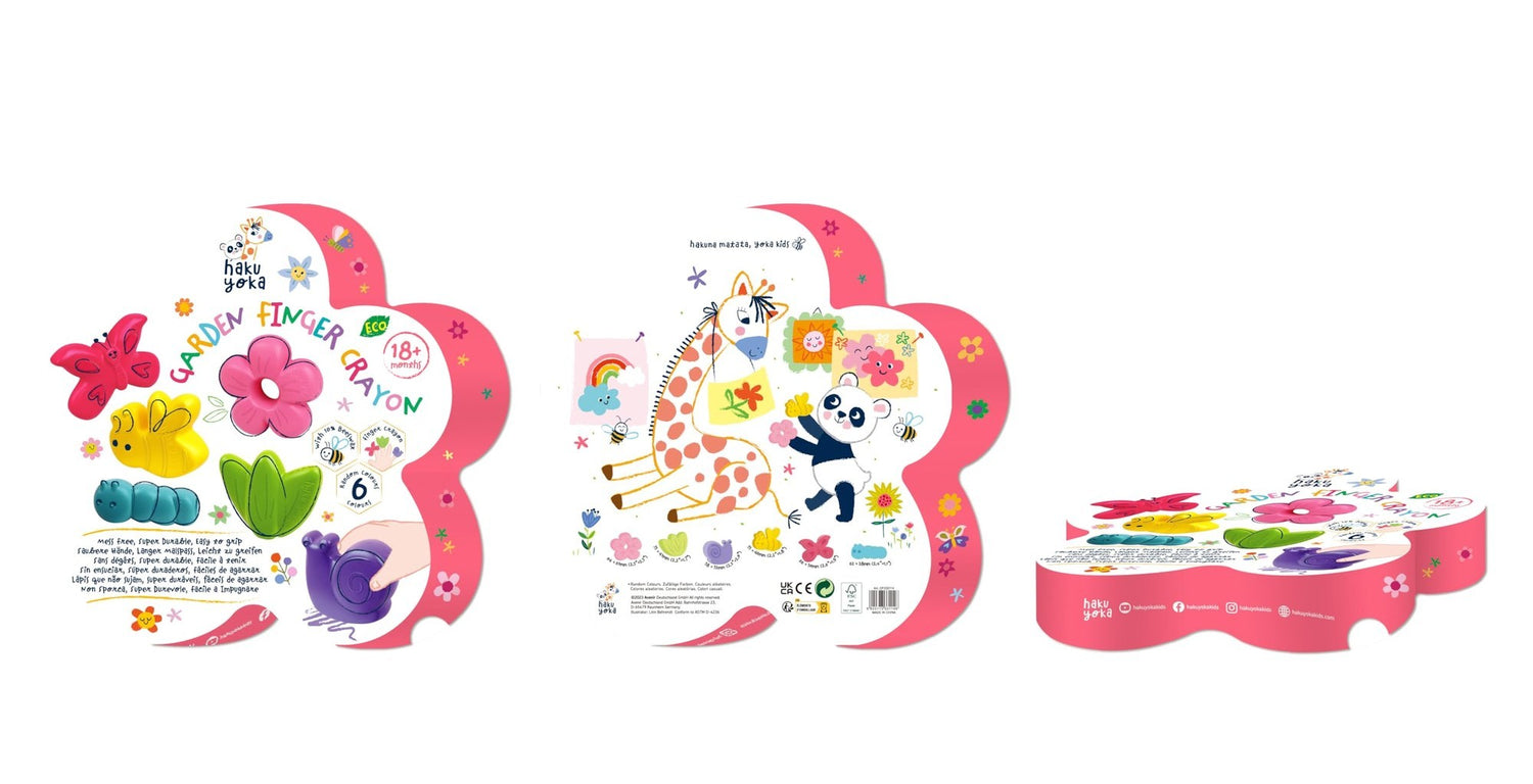 HAKU YOKA GARDEN FINGER CRAYONS