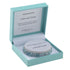 BB TRIO BRACELET SET - AQUAMARINE (4MM) & SILVER PLATED BEAD (3MM) CALM & CLARITY