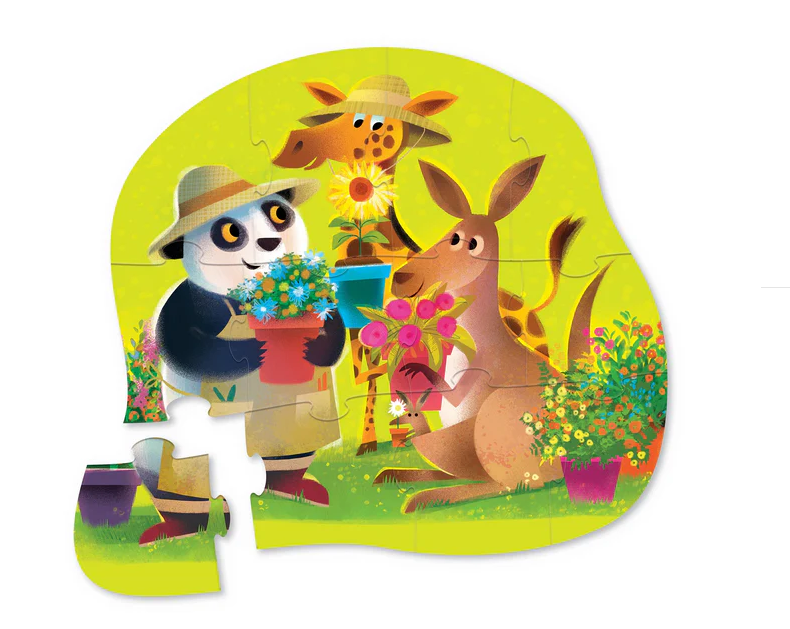 Crocodile Creek Mini Puzzle 12 pc - Flower Power