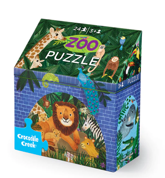 Crocodile Creek 24 Pc Puzzle/Zoo