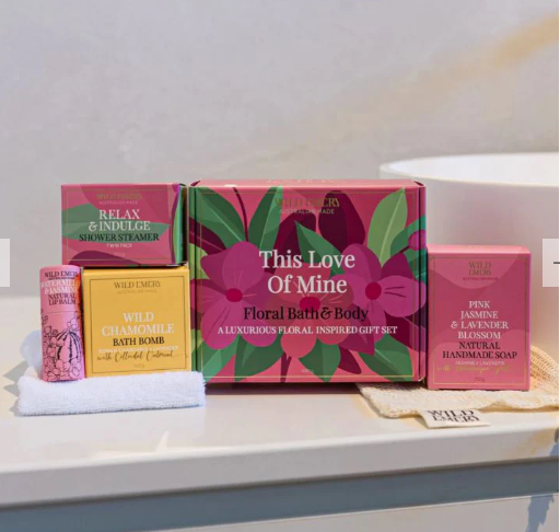 WILD EMERY FLORAL BATH & BODY SET