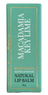Wild Emery Macadamia Key Lime Natural Lip Balm