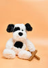 PETITE VOUS HARRY THE BLACK AND CREAM DOG PLUSH