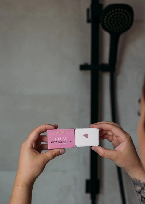 WILD EMERY RELAX SHOWER STEAMERS -  JASMINE  AND LAVENDER TRIO