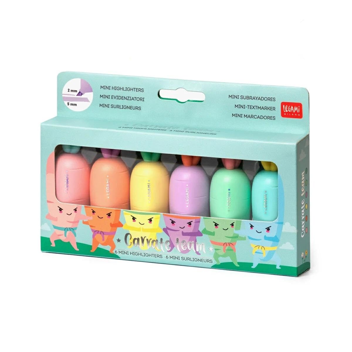 LEGAMI 6 MINI HIGHLIGHTERS - CARRATE