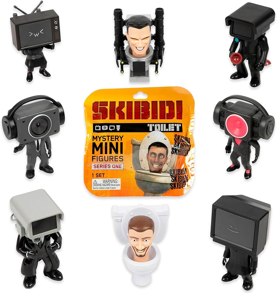 SKIBIDI TOILET MINI MYSTERY FIGURES SERIES 1