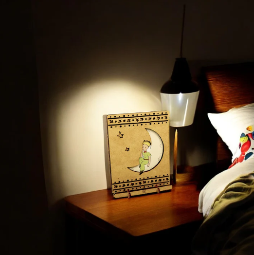 KOMONI POP-UP ART-LE PETIT PRINCE MOON