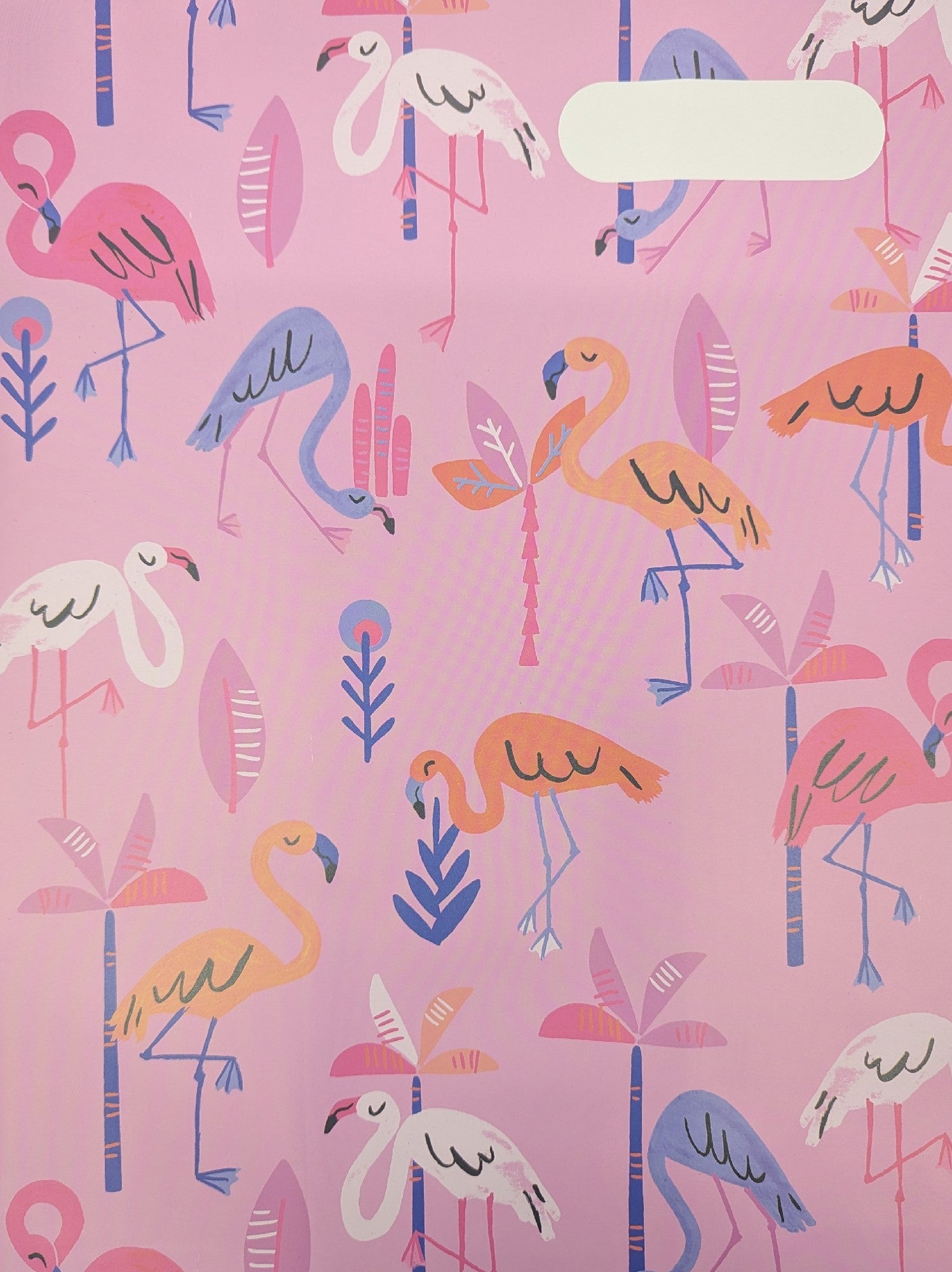 Scrapbook Cover - Flamingo Splash
