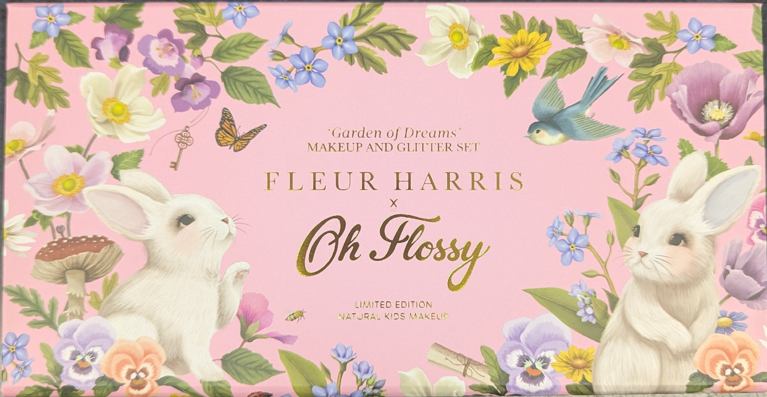 Oh Flossy X Fleur Harris - Garden of Dreams Collection Deluxe Makeup & Glitter Set