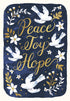 PROSTATE CANCER FOUNDATION PEACE JOY HOPE CHARITY BOXED CHRISTMAS CARDS