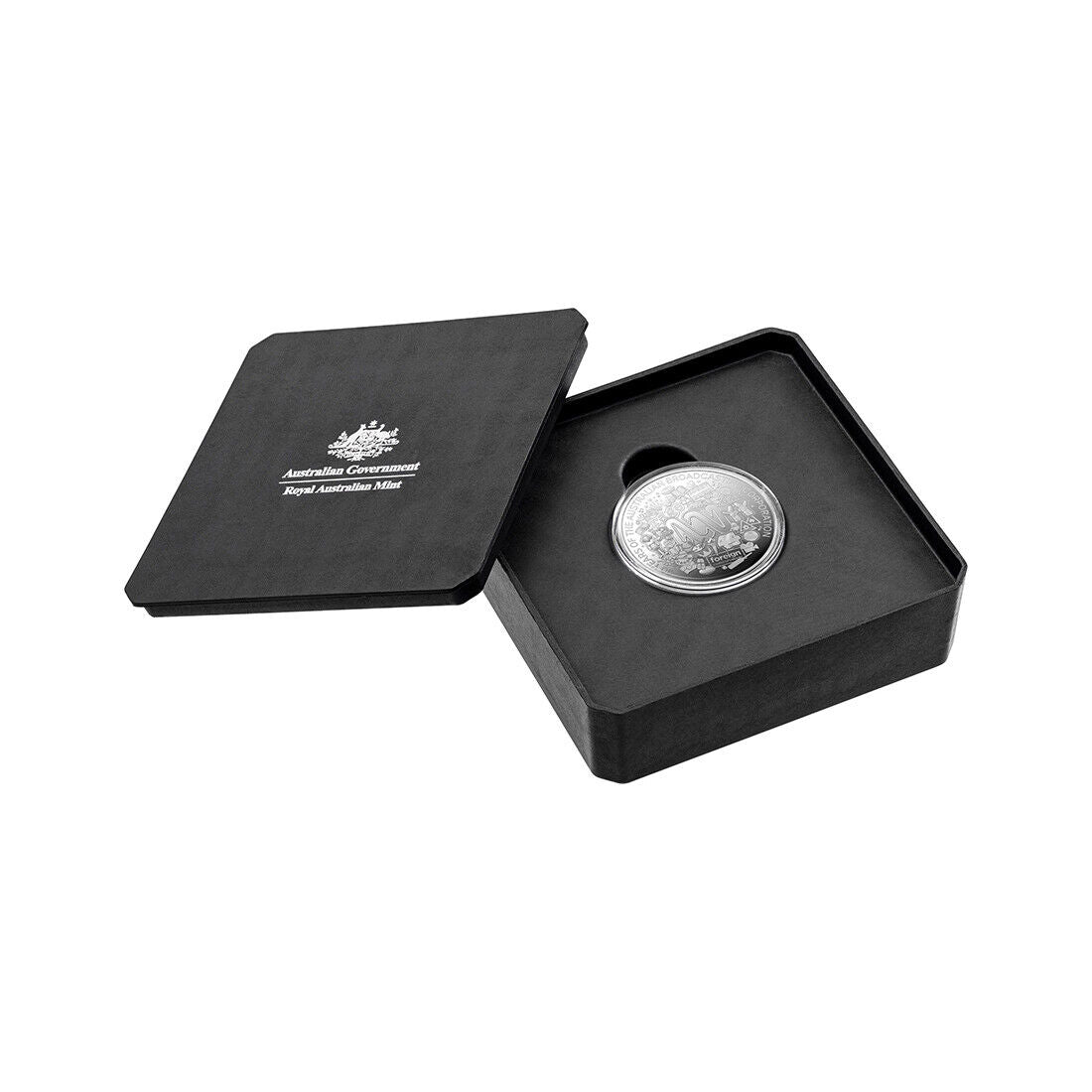 ROYAL AUSTRALIAN MINT $1 PROOF 2022 1/2 OZ AG 90TH ANNIVERSARYOF ABC