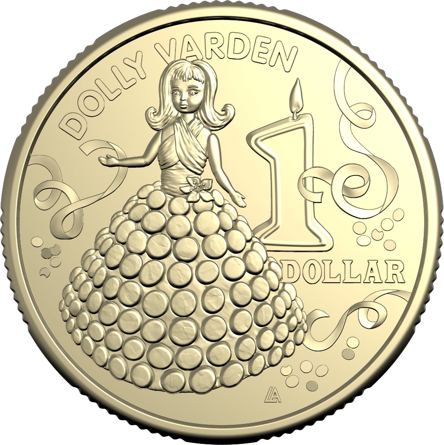 ROYAL AUSTRALIAN MINT 2025 $1 ALBR UNCIRCULATED COIN-DOLLY VARDEN