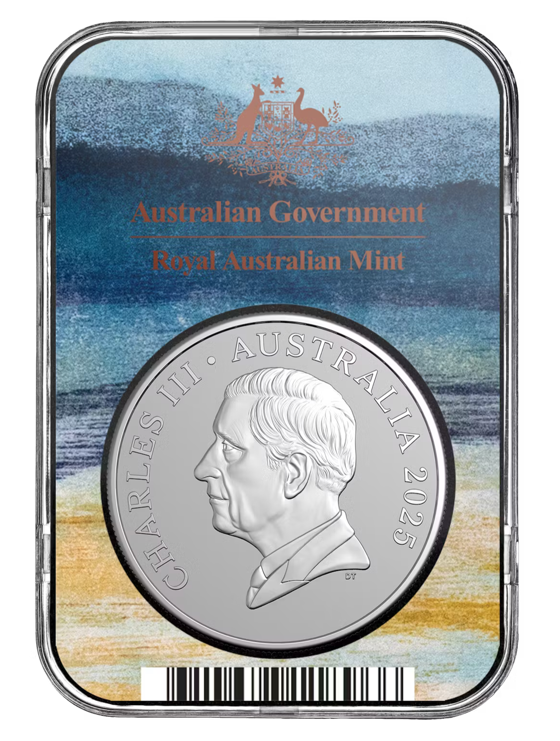 ROYAL AUSTRALIAN MINT 2025 $1 FRUNC 1oz AG 40MM KANGAROO SERIES