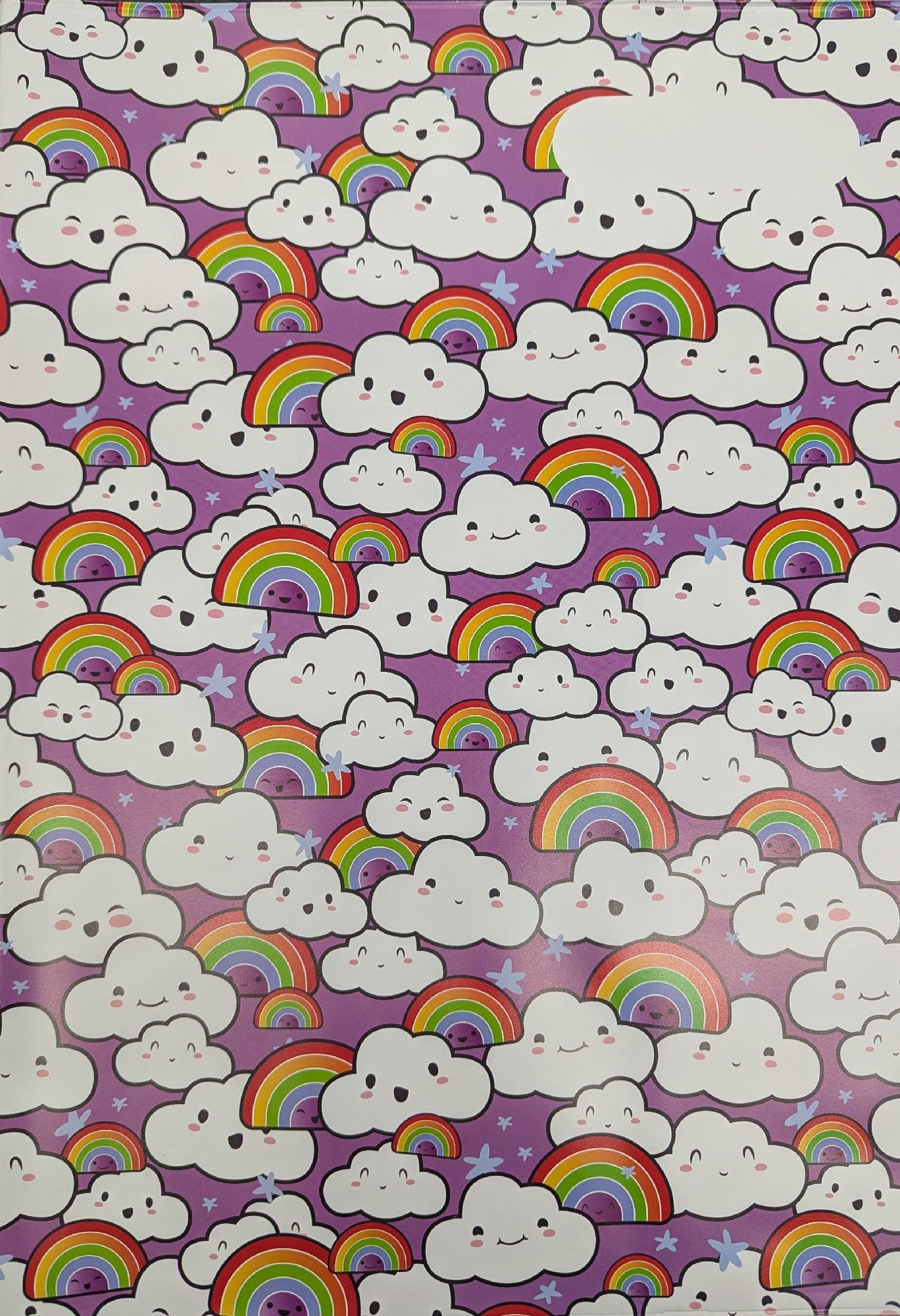 Scrapbook Cover - Rainbow Cloud 4