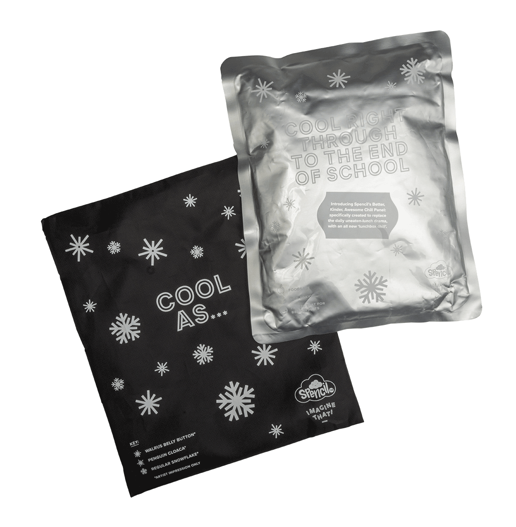 SPENCIL LITTLE COOLER LUNCH BAG+CHILL PACK WILD THINGS