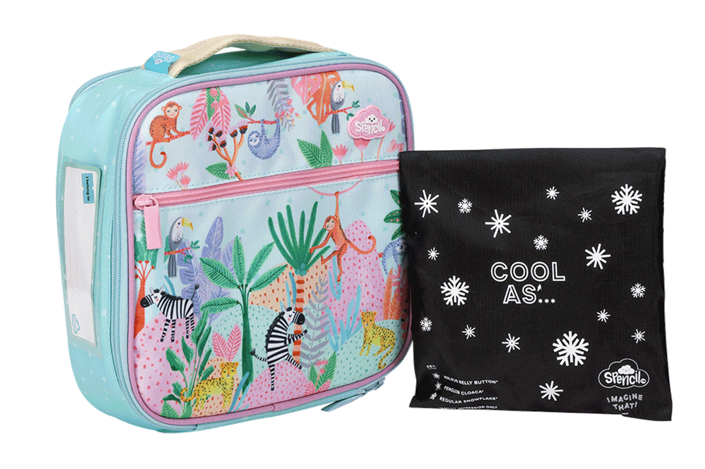 SPENCIL LITTLE COOLER LUNCH BAG+CHILL PACK WILD THINGS