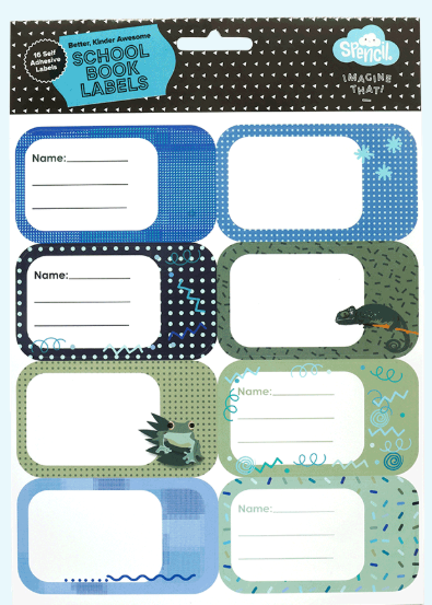 SPENCIL NAME AND SUBJECT LABELS - EVERYDAY