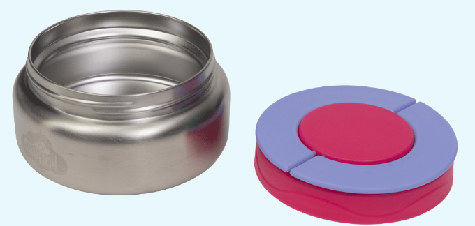 Spencil Hot Stuff Insulated Food Jar 300ml - Fuchsia/Periwinkle