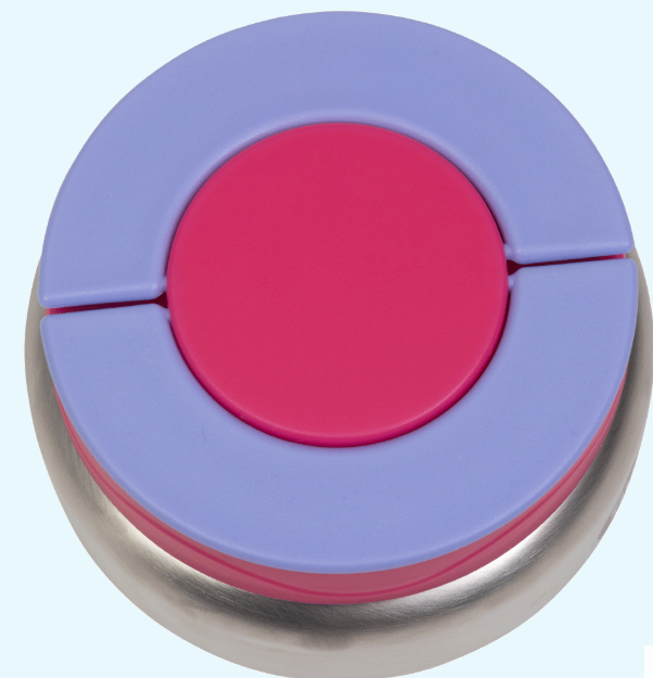 Spencil Hot Stuff Insulated Food Jar 300ml - Fuchsia/Periwinkle