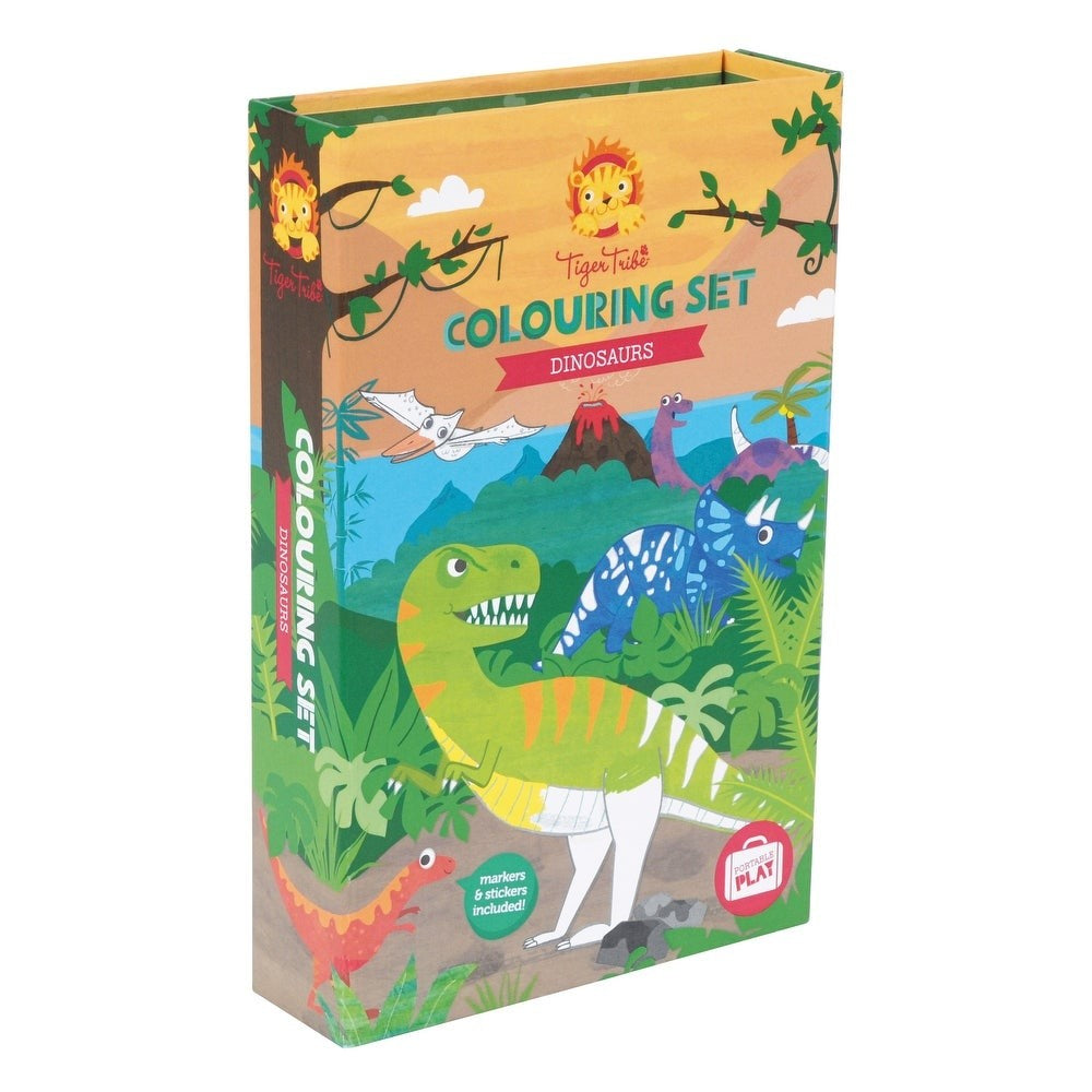 TIGER TRIBE COLOURING SET-DINOSAURS
