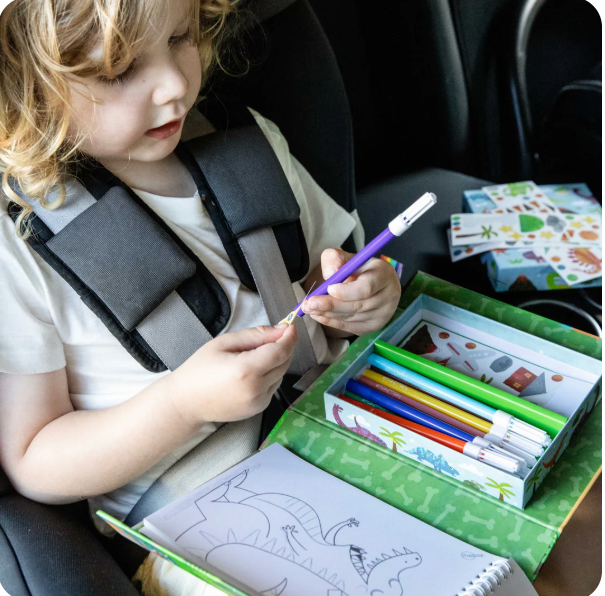 TIGER TRIBE COLOURING SET-DINOSAURS