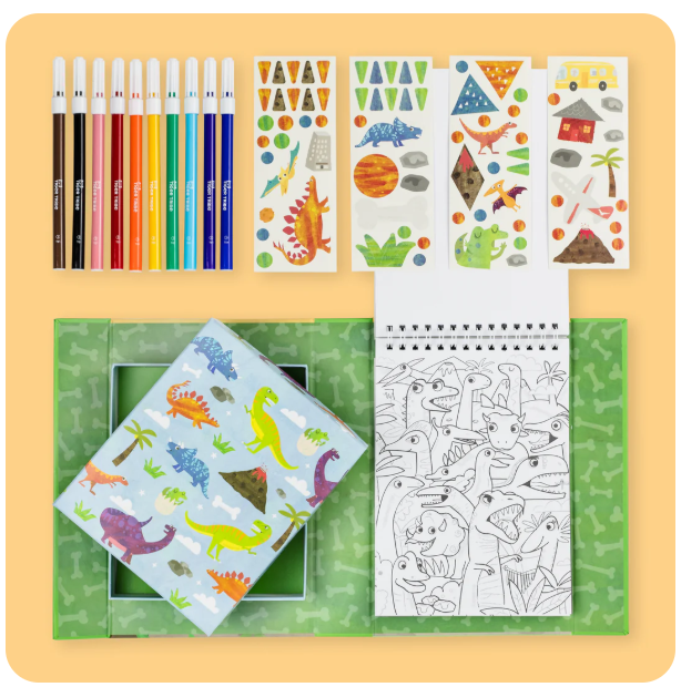 TIGER TRIBE COLOURING SET-DINOSAURS