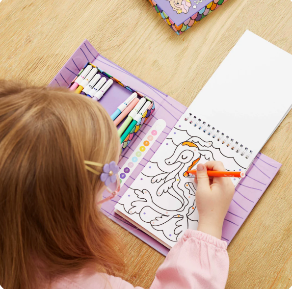 Tiger Tribe Colour by Numbers - Mermaids and Friends