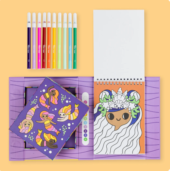 Tiger Tribe Colour by Numbers - Mermaids and Friends