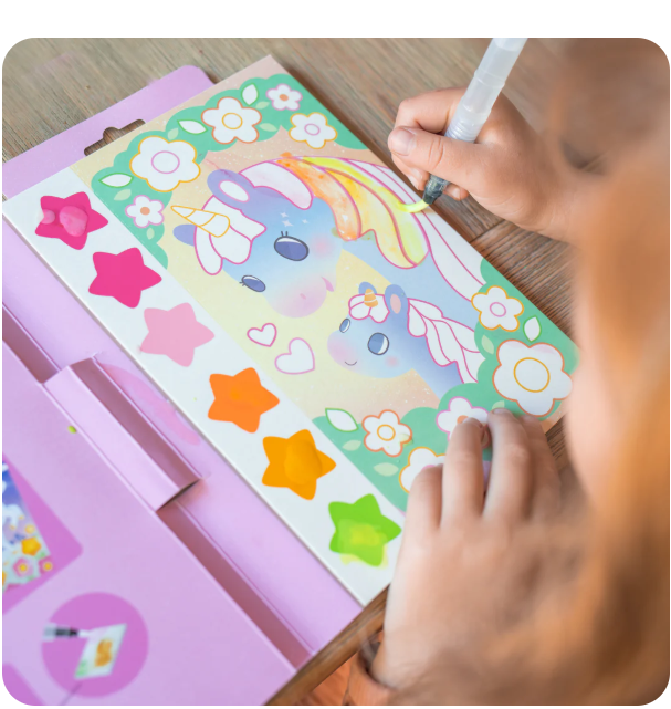 Tiger Tribe Paint a Picture Set - Unicorn Skies