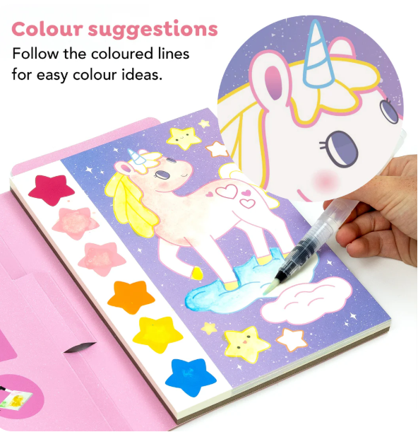 Tiger Tribe Paint a Picture Set - Unicorn Skies