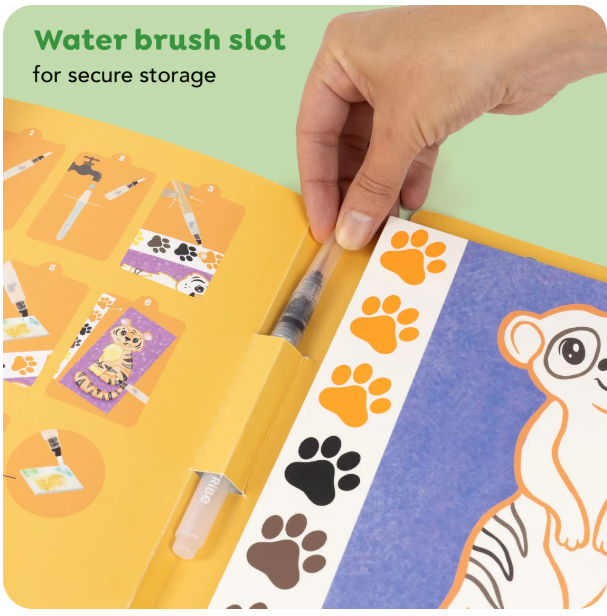 Tiger Tribe Paint a Picture Set - Wild Animals