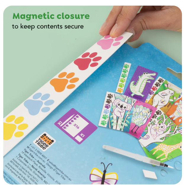 Tiger Tribe Paint a Picture Set - Wild Animals