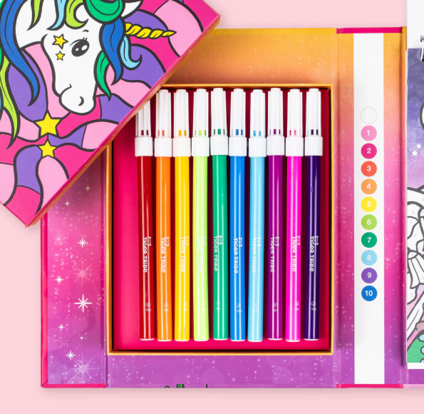 Tiger Tribe Colour by Numbers - Unicorn Dreaming