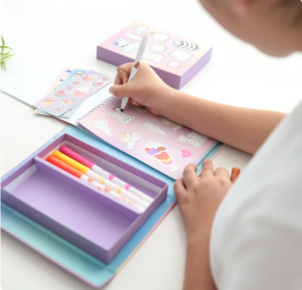 Tiger Tribe Scented Stacks Of Stickers - Dreamy Desserts