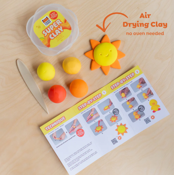 Super Clay Stationery - Sunrise Yellow + Orange